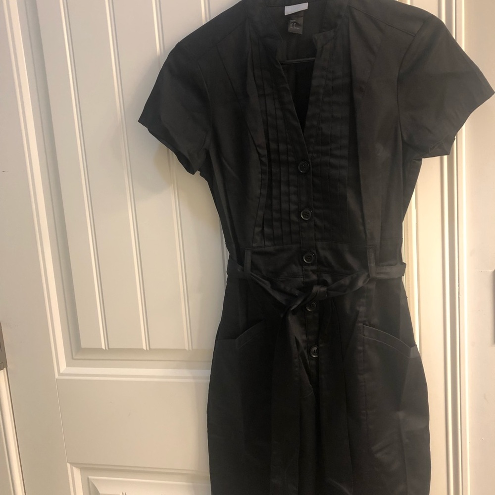 Black cocktail dress